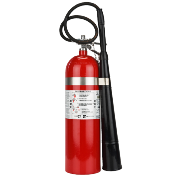 Carbon Dioxide (CO2) Fire Extinguisher with Wall Hook - 15 lb.