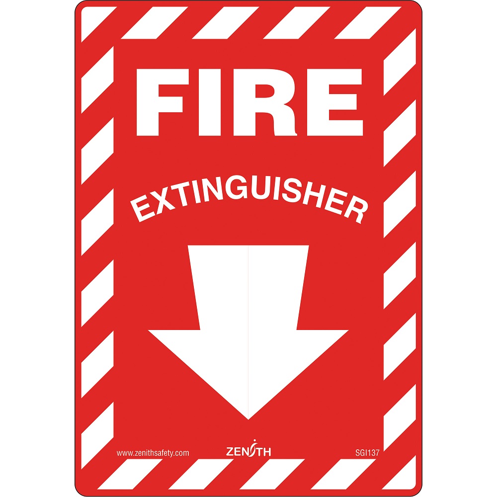 Wall Extinguisher Signs