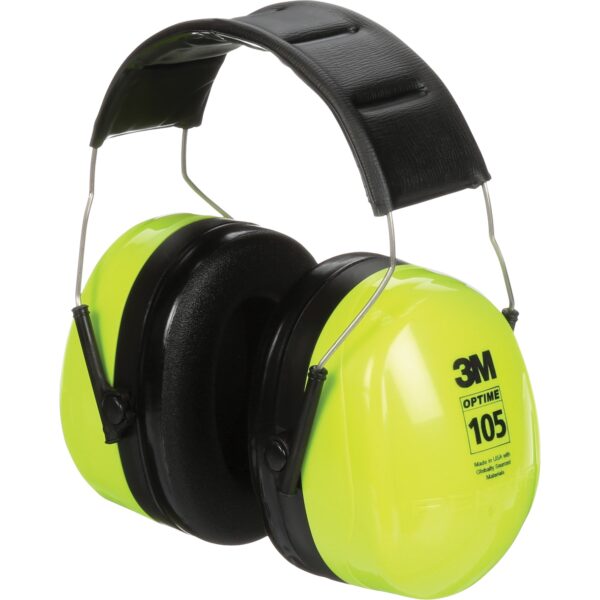 Peltor™ Optime™ 105 Hi Viz Over-the-Head Earmuffs - 3M™ H10AHV