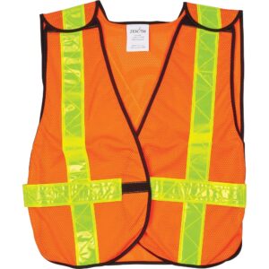 High Visibility Tear Away Safety Vest - Orange