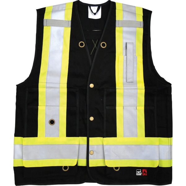 Viking® Class 1 Deluxe Flame Resistant Surveyor Safety Vests