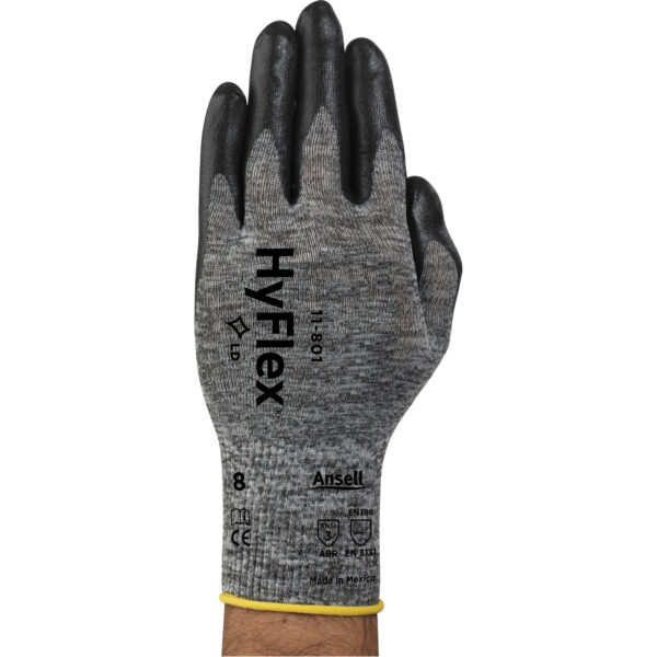 Ansell HyFlex® 11-801 Foam Nitrile Coated Gloves