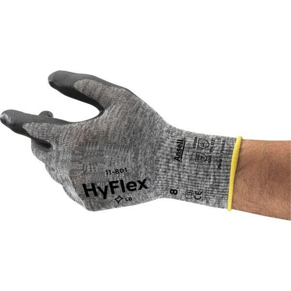 Ansell HyFlex® 11-801 Foam Nitrile Coated Gloves
