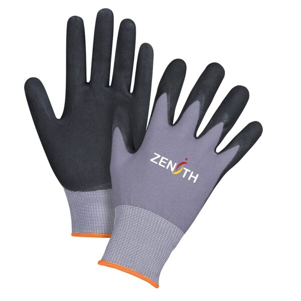 Zenith® ZX-1 Premium Foam Nitrile Coated Gloves