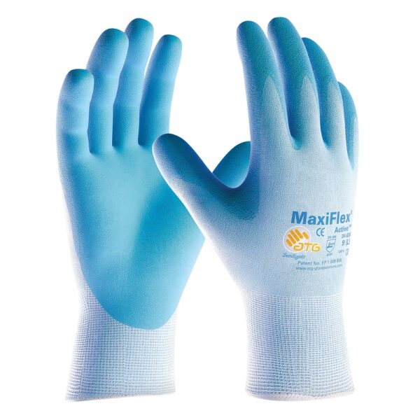 MaxiFlex® Active™ 34-824 Ultra Lightweight Foam Nitrile Coated Gloves