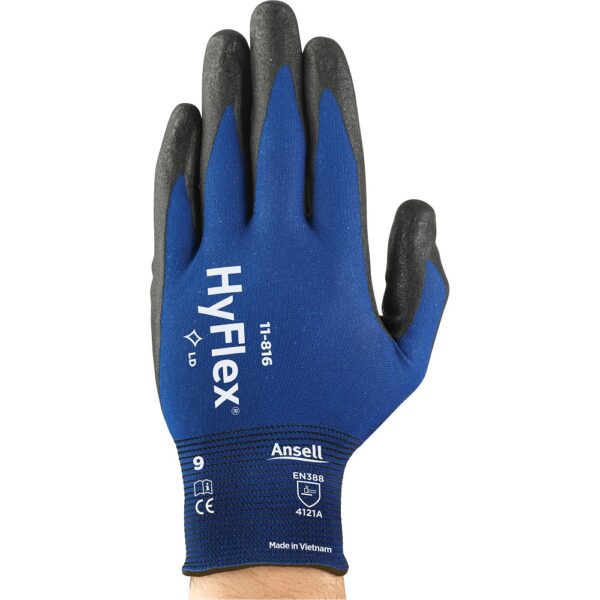 Ansell HyFlex® 11-816 MicroFoam Nitrile Coated Gloves