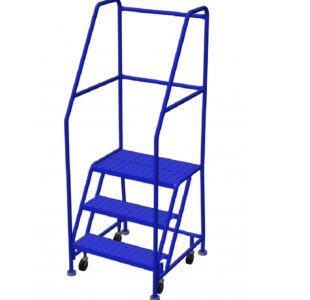3-Step Rolling Ladder with 15" Top Step