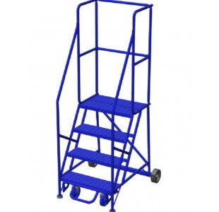 4-Step Rolling Ladder with 15" Top Step