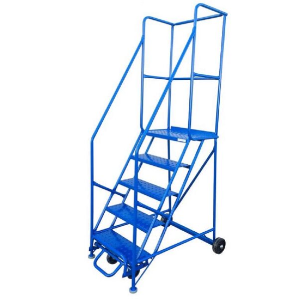 5-Step Rolling Ladder with 15" Top Step