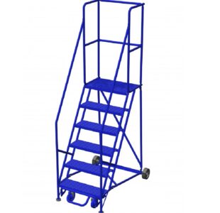6-Step Rolling Ladder with 15" Top Step