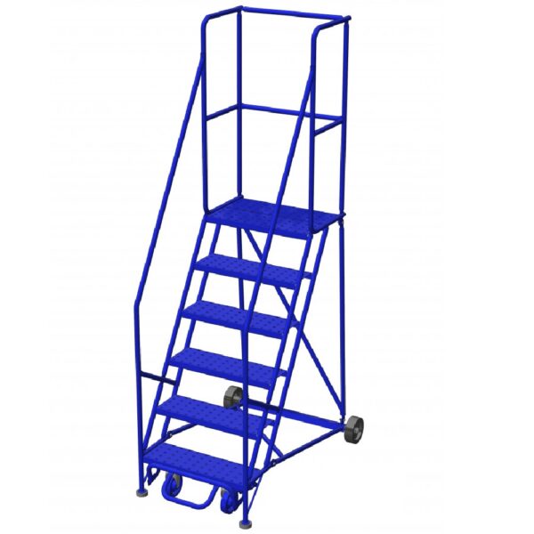 6-Step Rolling Ladder with 15" Top Step