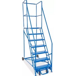 7-Step Rolling Safety Ladder with 22.5" Top Step