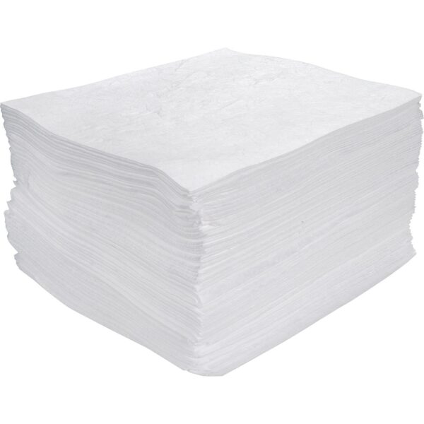 Oil Only Sorbent Pads - Meltblown, 15 x 17", Heavy Weight