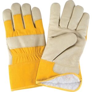 Pigskin Fitters Gloves - Acrylic Boa Lined, Premium Quality