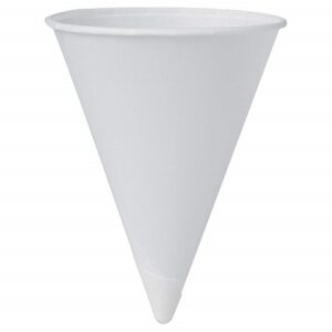 Genpak® Harvest® Rolled Rim Paper Cone Cup - 4 oz.