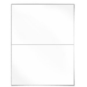 Laser Labels - White, 8-1/2 x 5-1/2", Square Corners