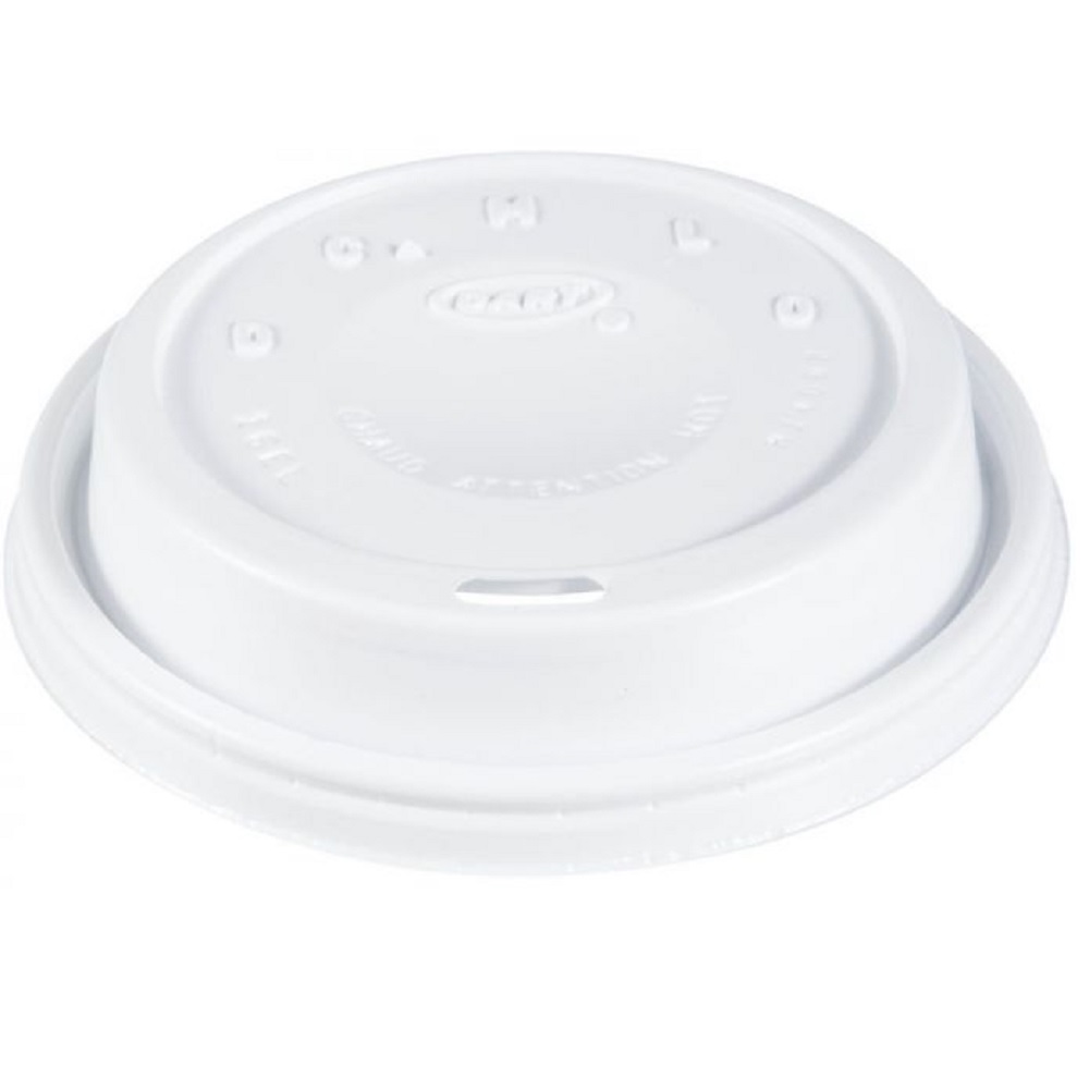 Dart® 16EL Cup Lid White, Dome Lid Holliston's Inc.