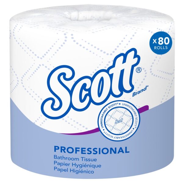Scott® Essential 04460 Bathroom Tissue - 2-Ply, 80 Rolls