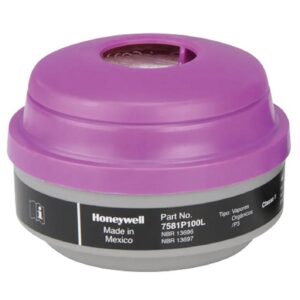 North® 7581P100L Organic Vapour Respirator Cartridge/P100 Filter Combo