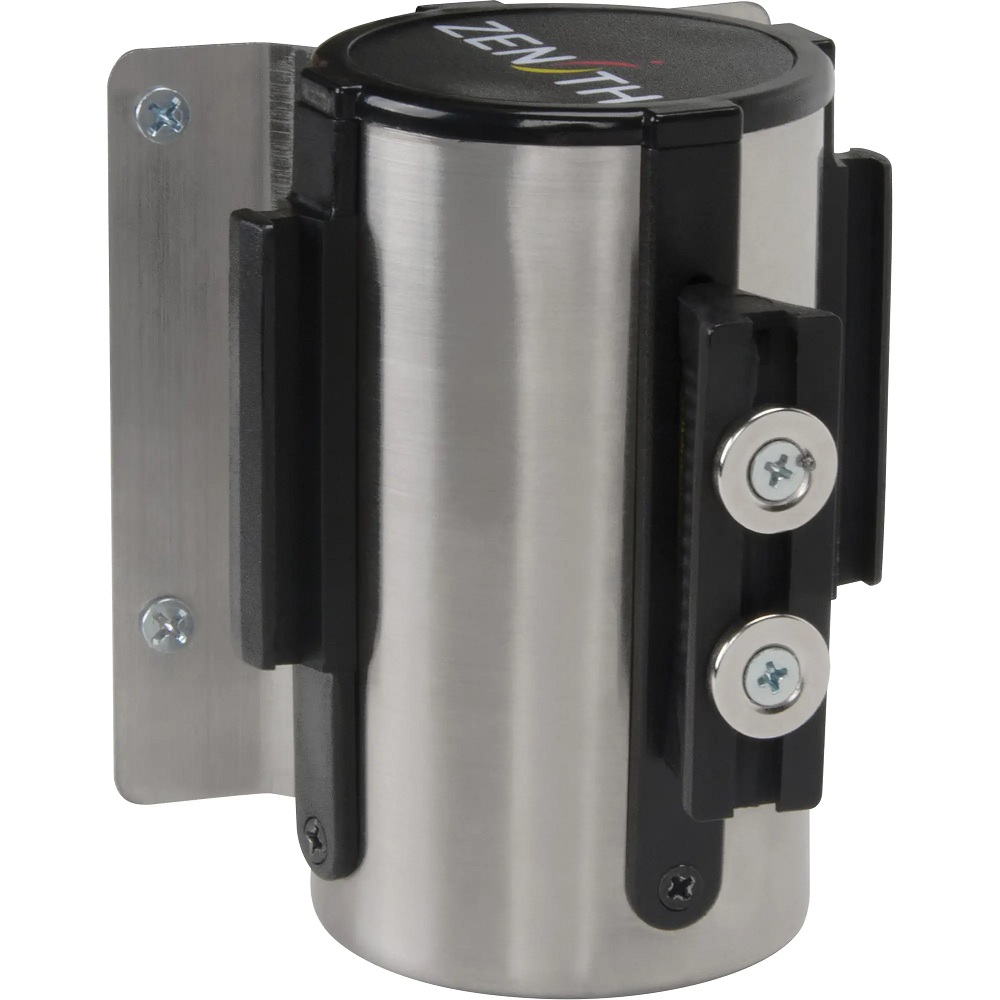 48811-BLK_Crowd_control_barrier_wall_mount_magnetic_stainless_steel_7-foot_black 48811 BLK Crowd control barrier wall mount magnetic stainless steel 7 foot black