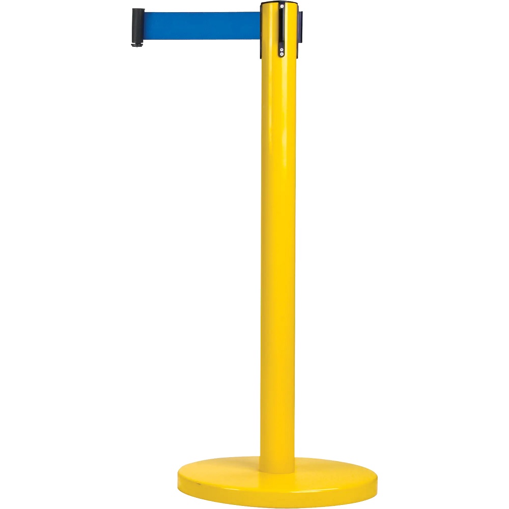 Yellow Posts With Retractable Belt
