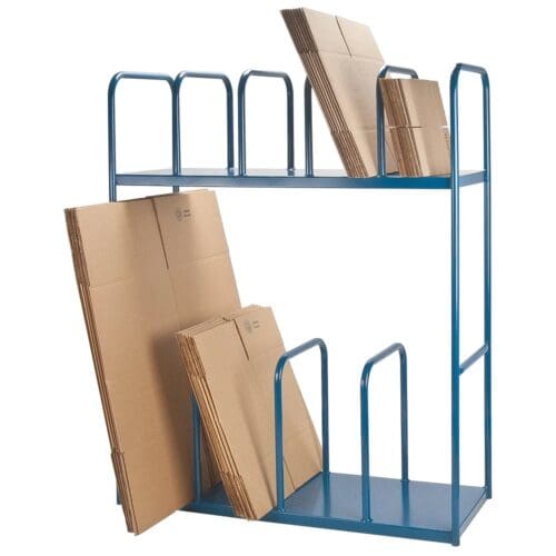 Double-Tier Carton Rack - 48 x 18 x 58-1/2