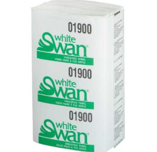 White Swan® 01900 Singlefold Paper Towels - White