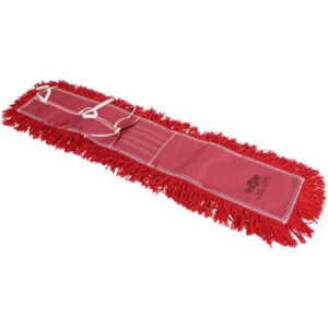 Pro-Stat® Premium Tie-On Dust Mop Head - 36", Red