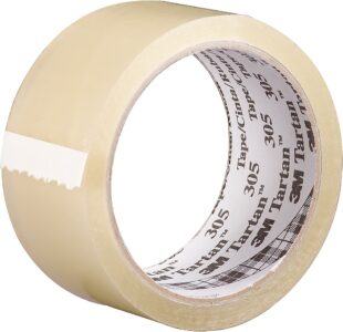 3M™ Tartan™ 305 Clear Carton Sealing Tape - 2"