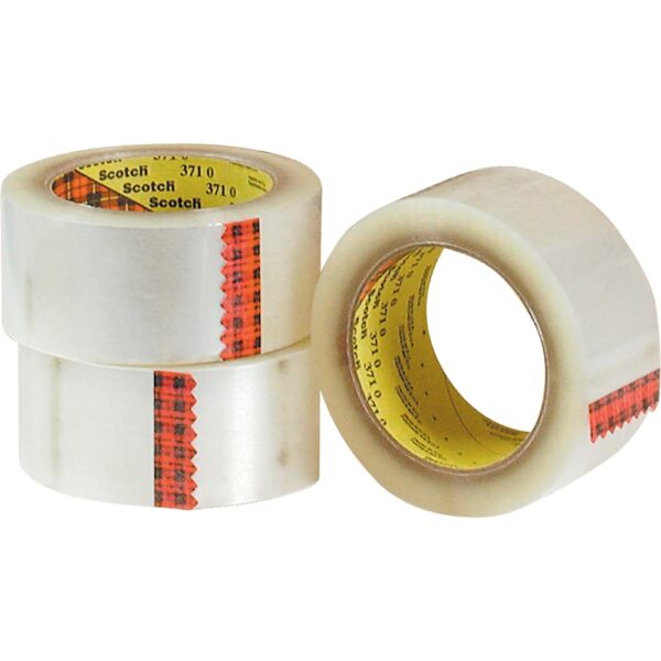3M™ Scotch® 371 Clear Carton Sealing Tape - 2"