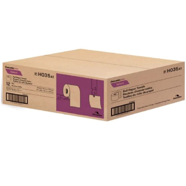 Cascades PRO Select® H035 Paper Towel Rolls - Kraft, 8" x 350'