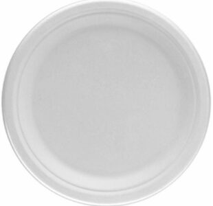 Victoria Bay® FC875 Pulp Fiber Luncheon Plates - 9"