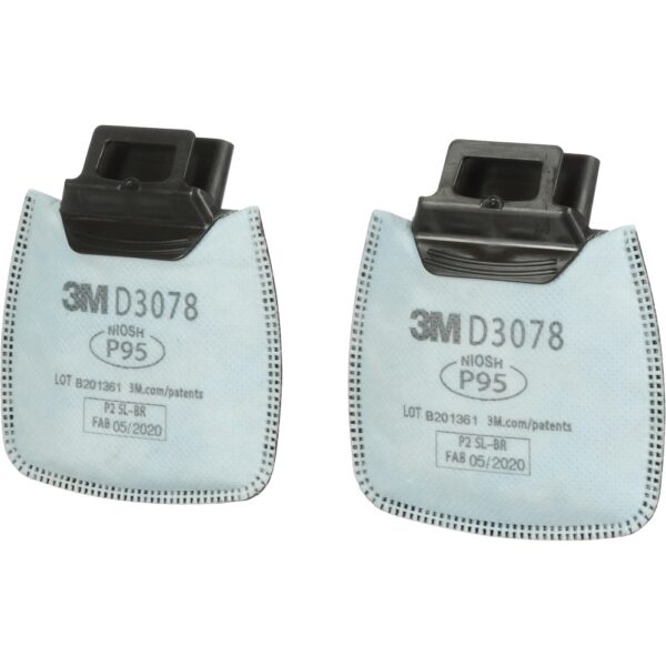 3M™ Secure Click™ D3078 Particulate Filter w/Nuisance Level Organic Vapour/Acid Gas Relief - P95