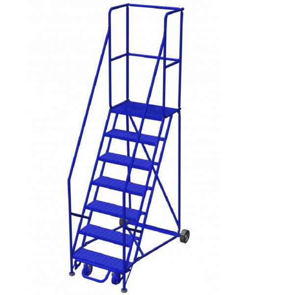 8-Step Rolling Ladder with 15" Top Step