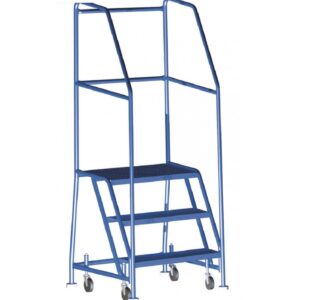 3-Step Rolling Safety Ladder with 22.5" Top Step
