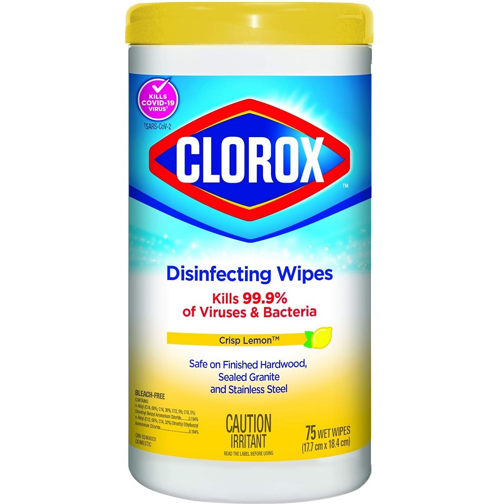 Clorox Disinfecting Wipes - Crisp Lemon Scent 75 ct.