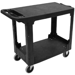 Globe™ 5900 Heavy-Duty Flat Shelf Utility Cart - 2-Shelf, Medium