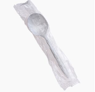 Touch® TI91959 Individually Wrapped Plastic Soup Spoons – Medium Weight, White