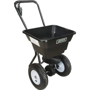 Heavy-Duty Broadcast Spreader for Rock Salt/Ice Melter/Sand - 11,000 S.F.